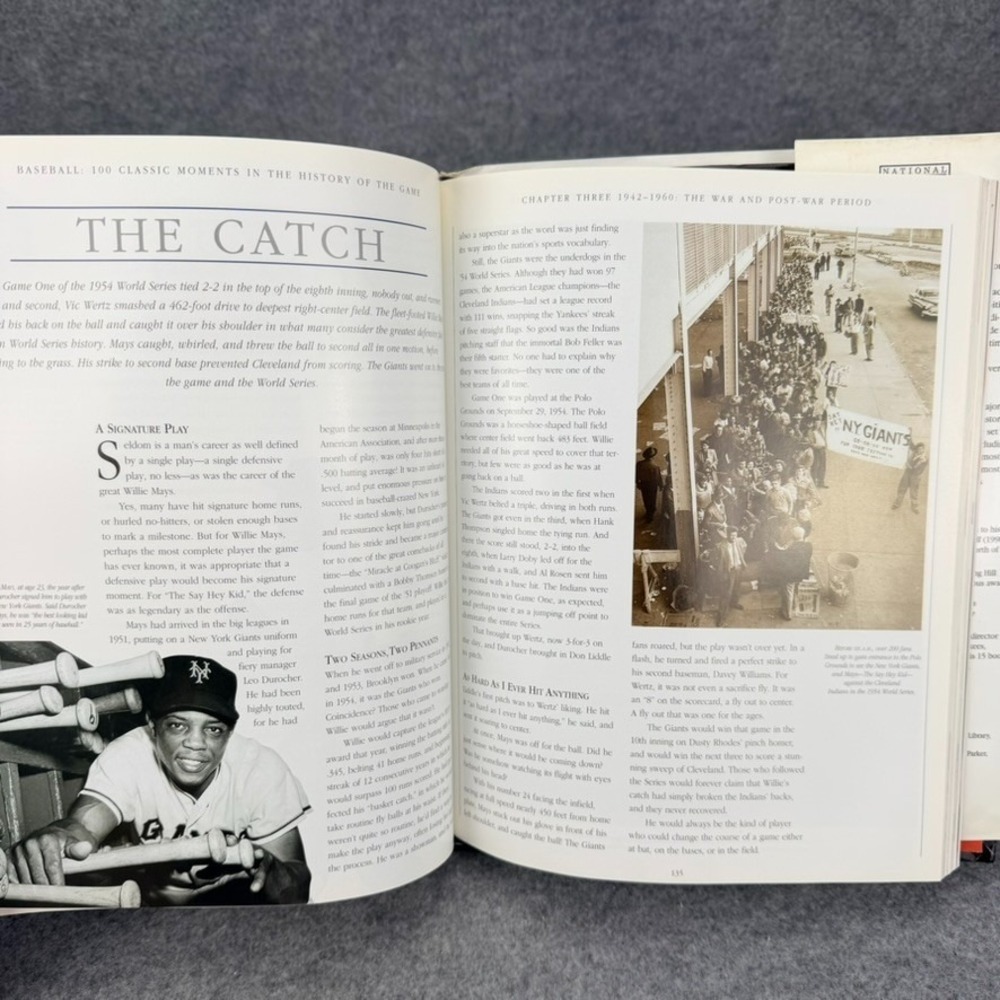 Baseball 100 Classic Moments History of the Game HC 2000 DK Hall of Fame Book - Picture 11 of 12